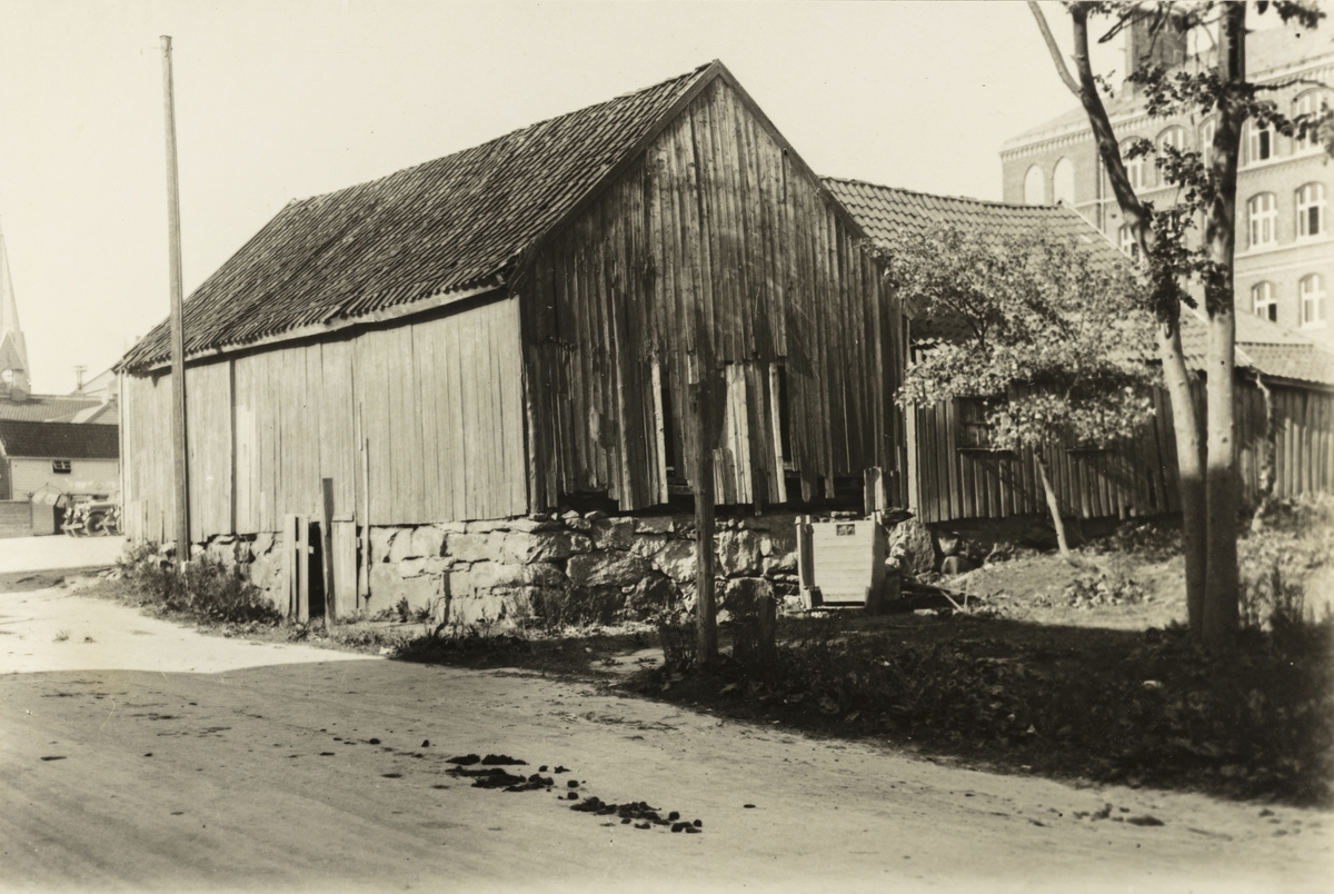 Sørhauggaten sett mot nordøst, ca. 1938.
