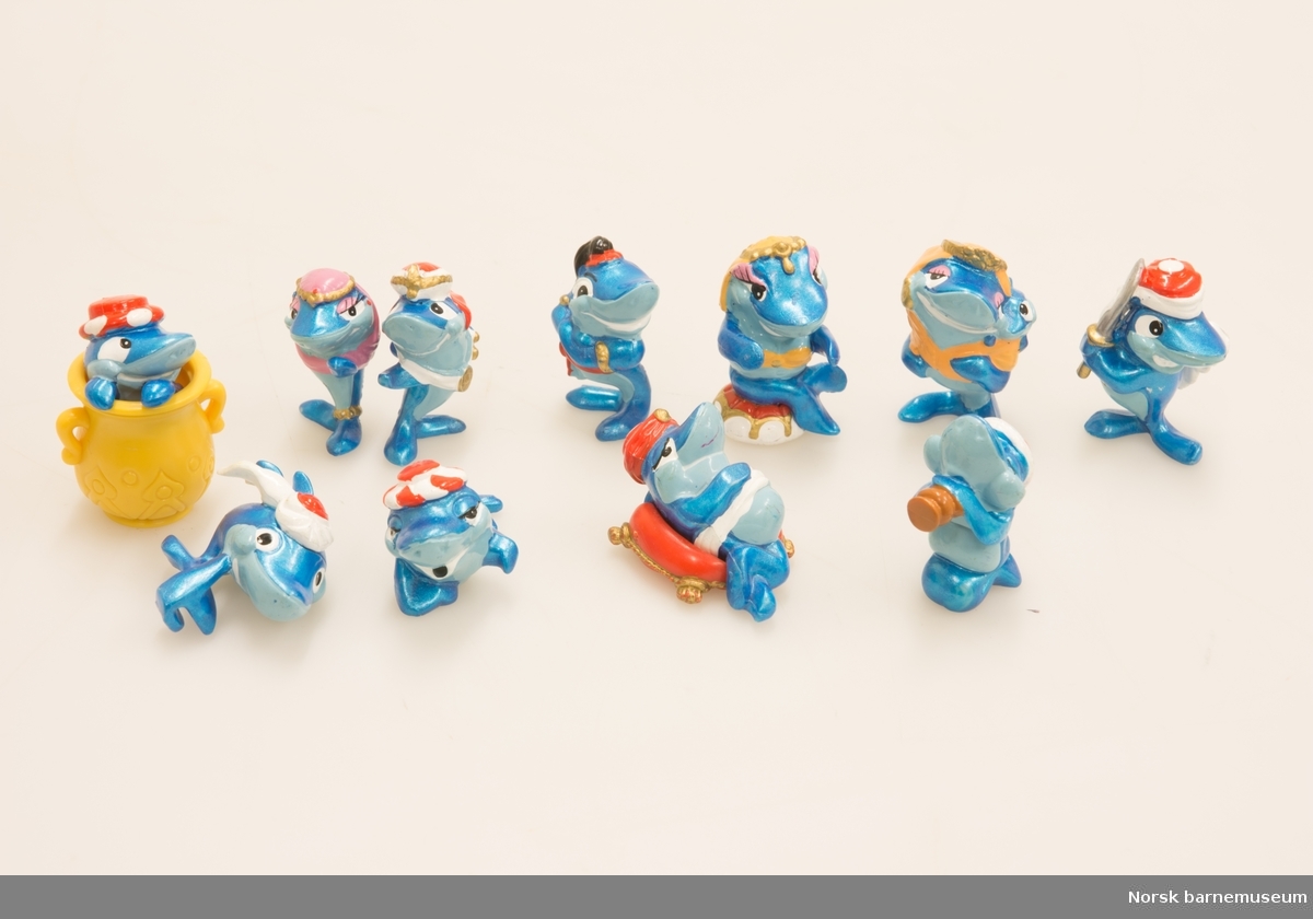 Plastfigurer fra Kinderegg: Haier.