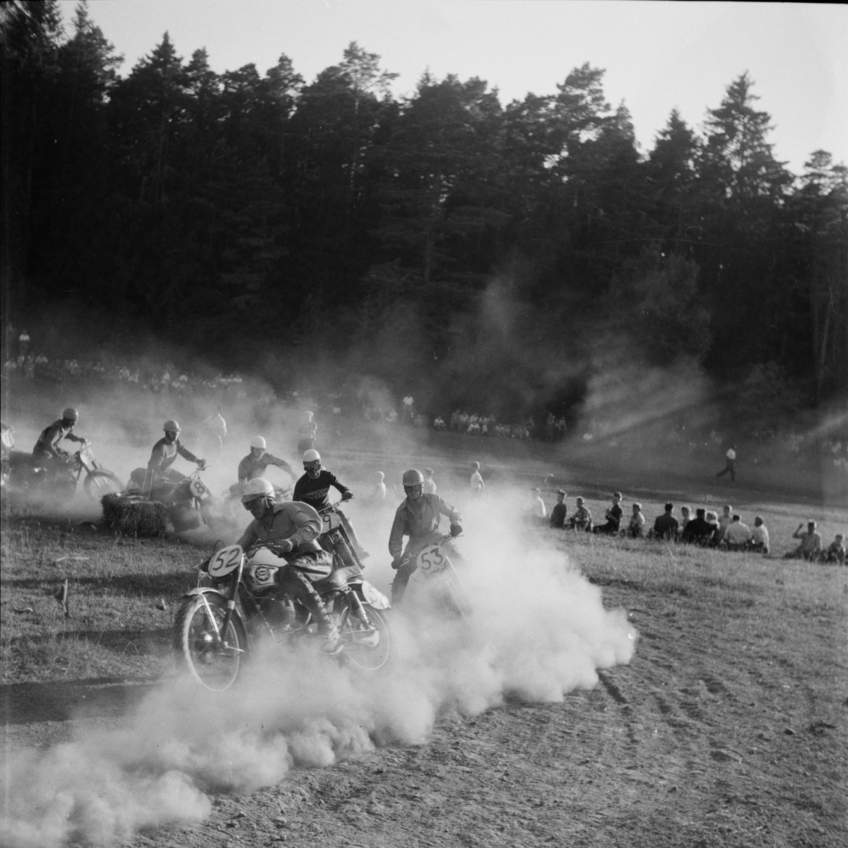 Motorcykeltävling, Jumkil 1958