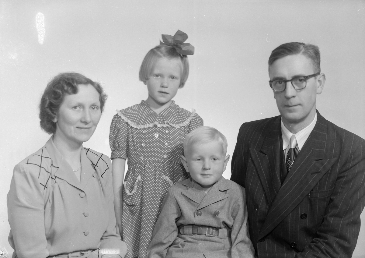 Brynjulf Neergaard med familie