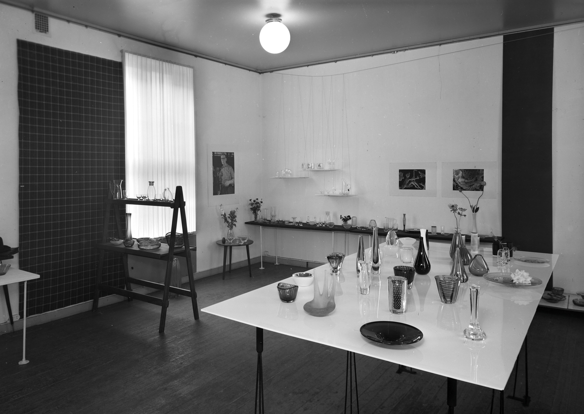 Hadelands Glassverks utstilling i Nordenfjeldske Kunstindustrimuseum