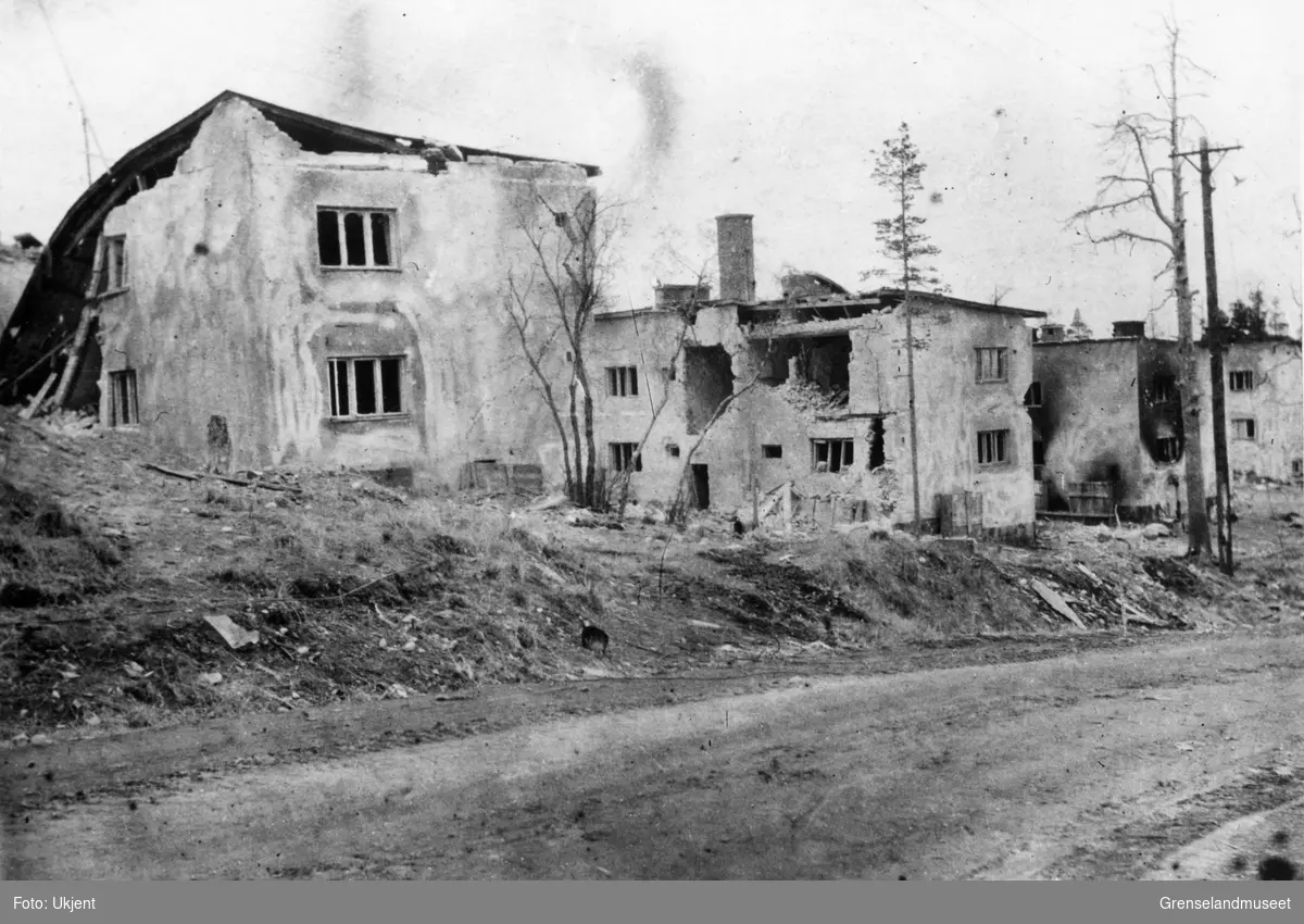 Parti av Nikkel etter frigjøringen, 22. oktober 1944. 