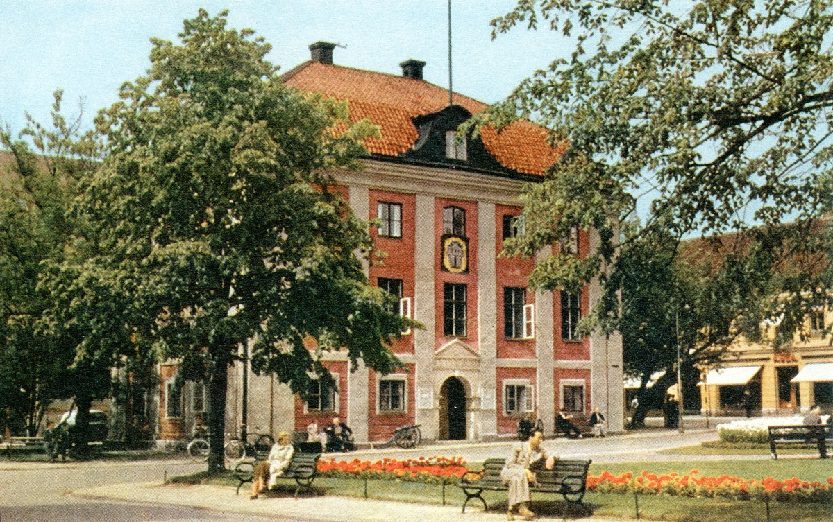 Gamla Rådhuset vid Rådhustorget i Jönköping. - Jönköpings läns museum ...
