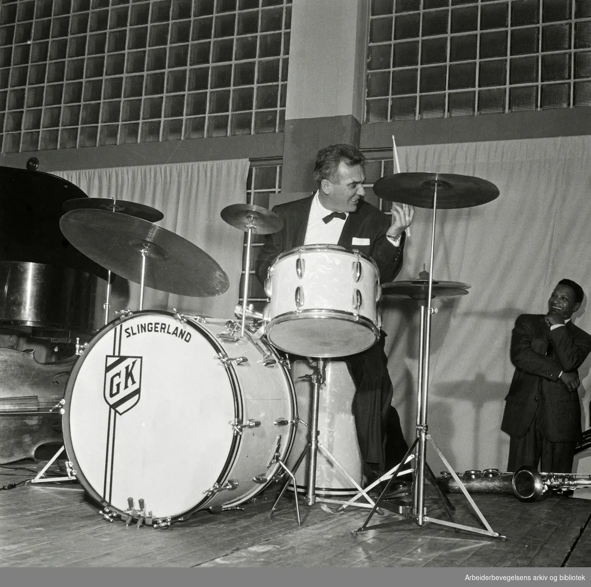 Jazz at the Philharmonic besøker Oslo februar 1956. Konsert ...