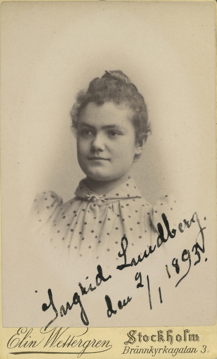 Ingrid Lundberg.
