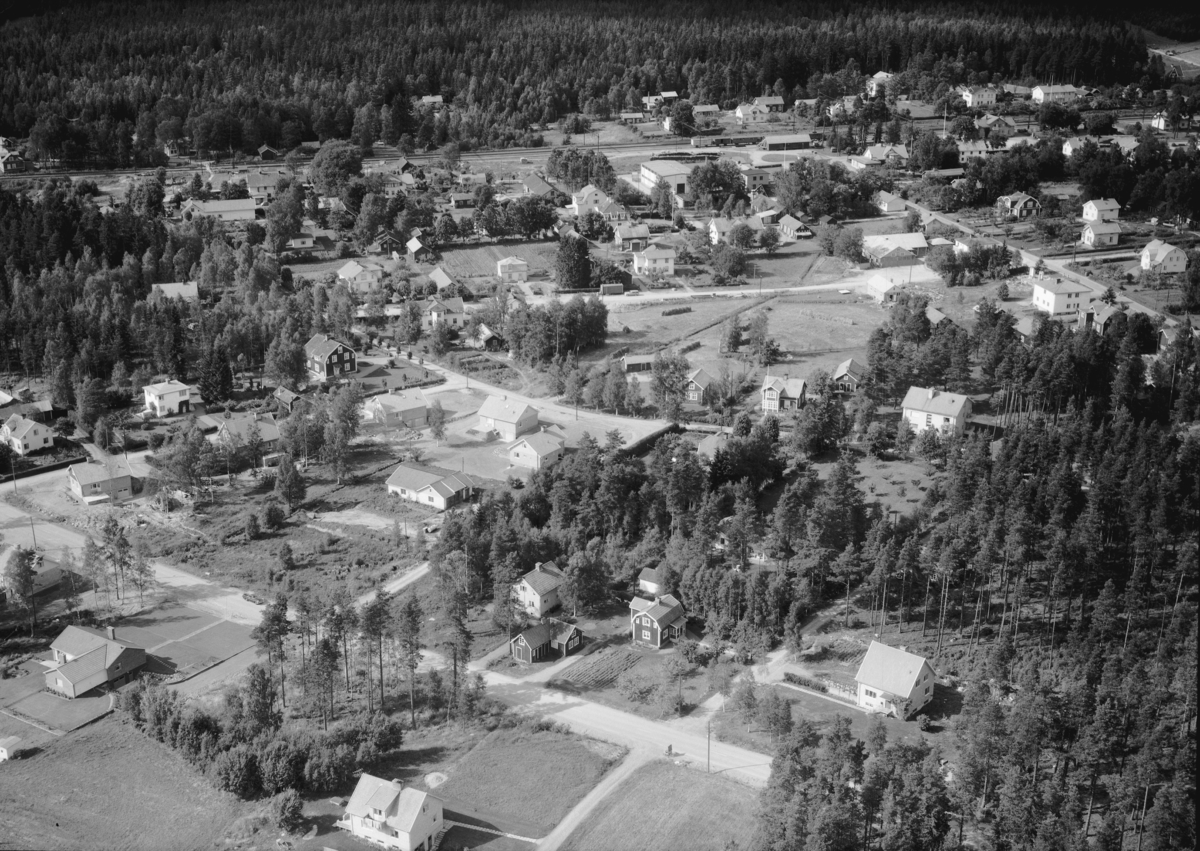 Flygfoto över Solberga i Nässjö kommun, Jönköpings län. 1186/1962