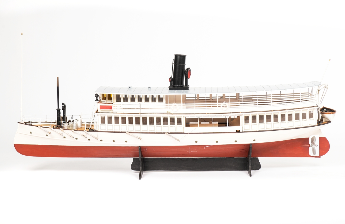Modell av passagerarångfartyget Victoria byggd 1880.