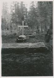 Fra Falstadskogen 1945-49. Bildet kan være tatt i forbindels