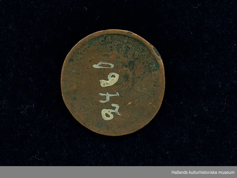 Svenskt mynt. 1/3 Skilling banco, 1844. 