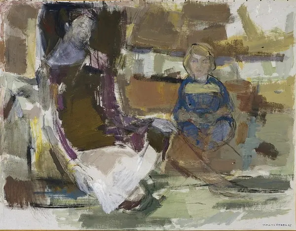 Mor og barn [Maleri]