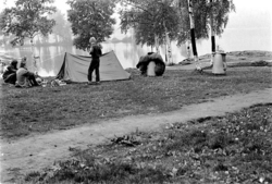 Camping ved Sognsvann.