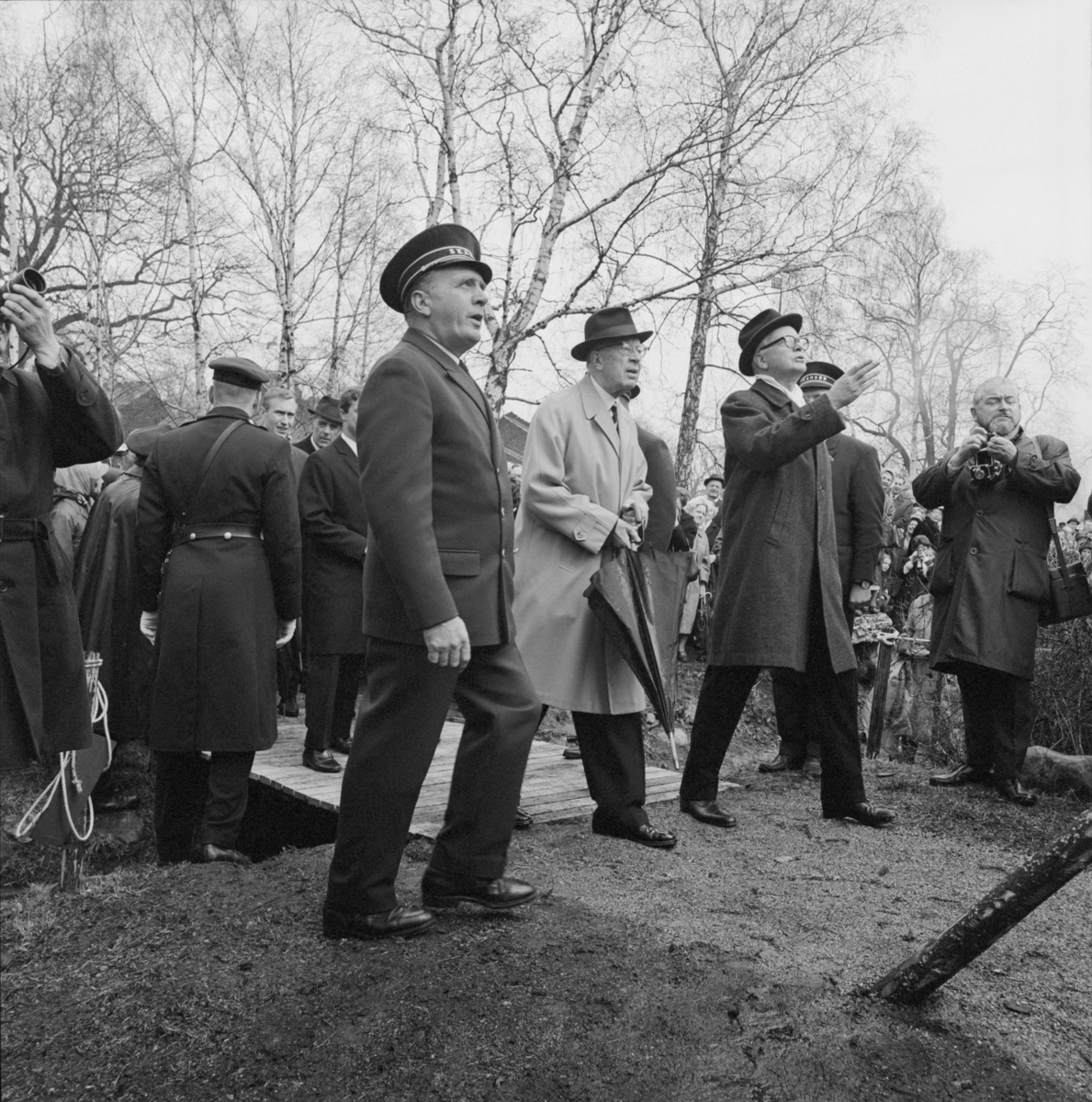 75-årsjubileet. Kung Gustav VI Adolf besöker Skansen.
