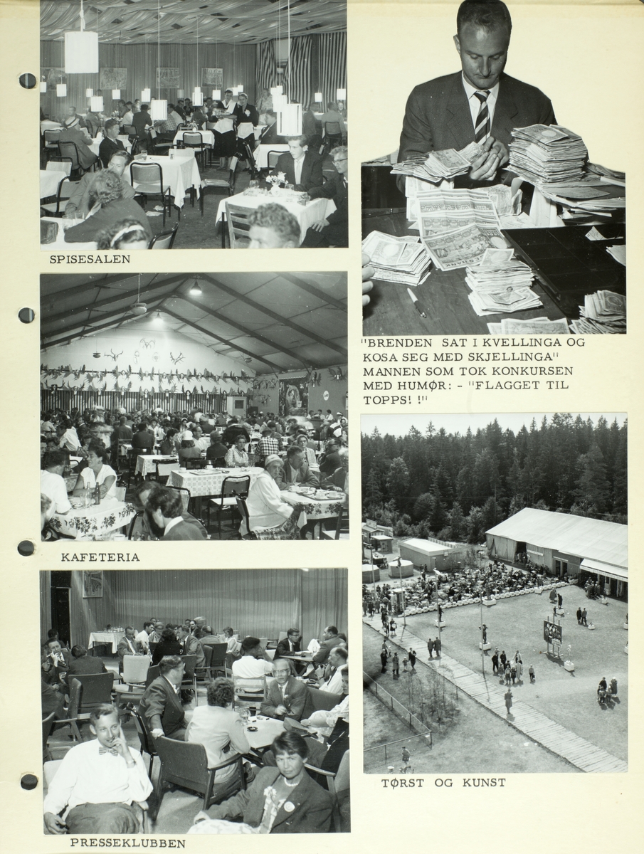 Dokumentasjon av landbrukets jubileumsutstilling i 1959