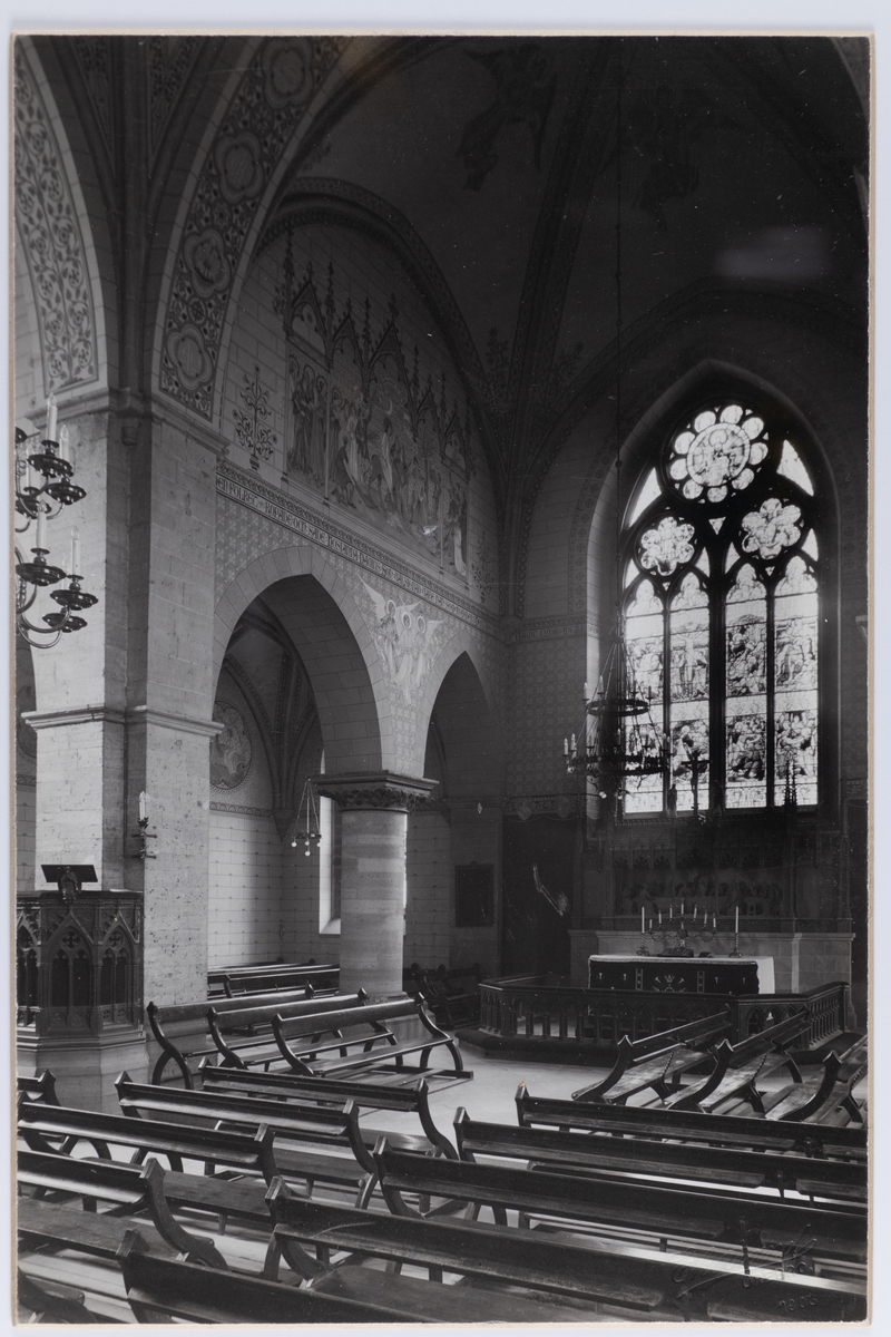 Nikolaikyrkan interiör 1903