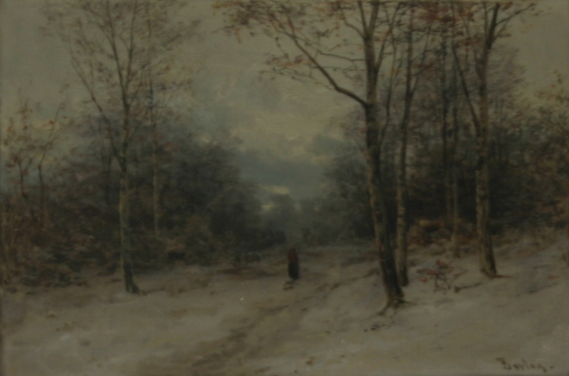 Vinterlandskap [Maleri]