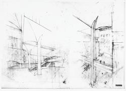 Utkast til utvidelse av Det Kongelige Teater i København [Fo