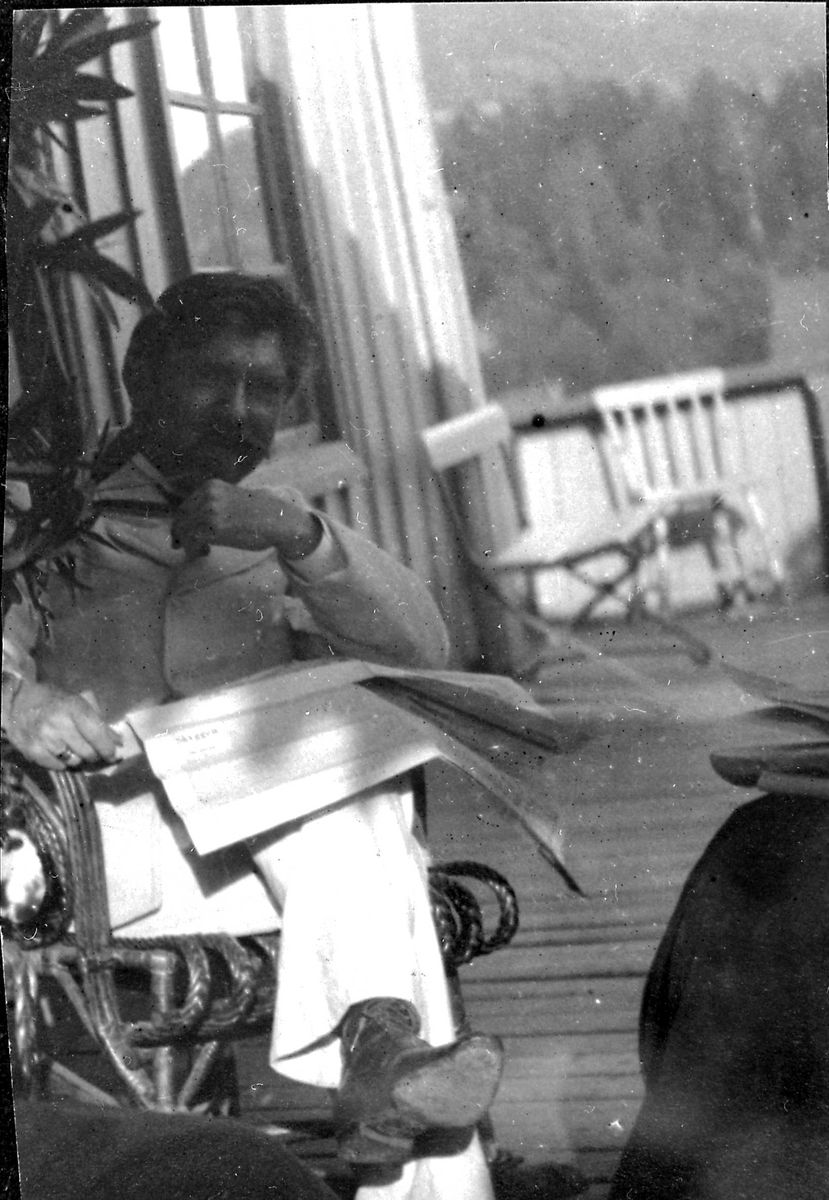Aulestad, veranda, stol, P.S. Krøyer,
