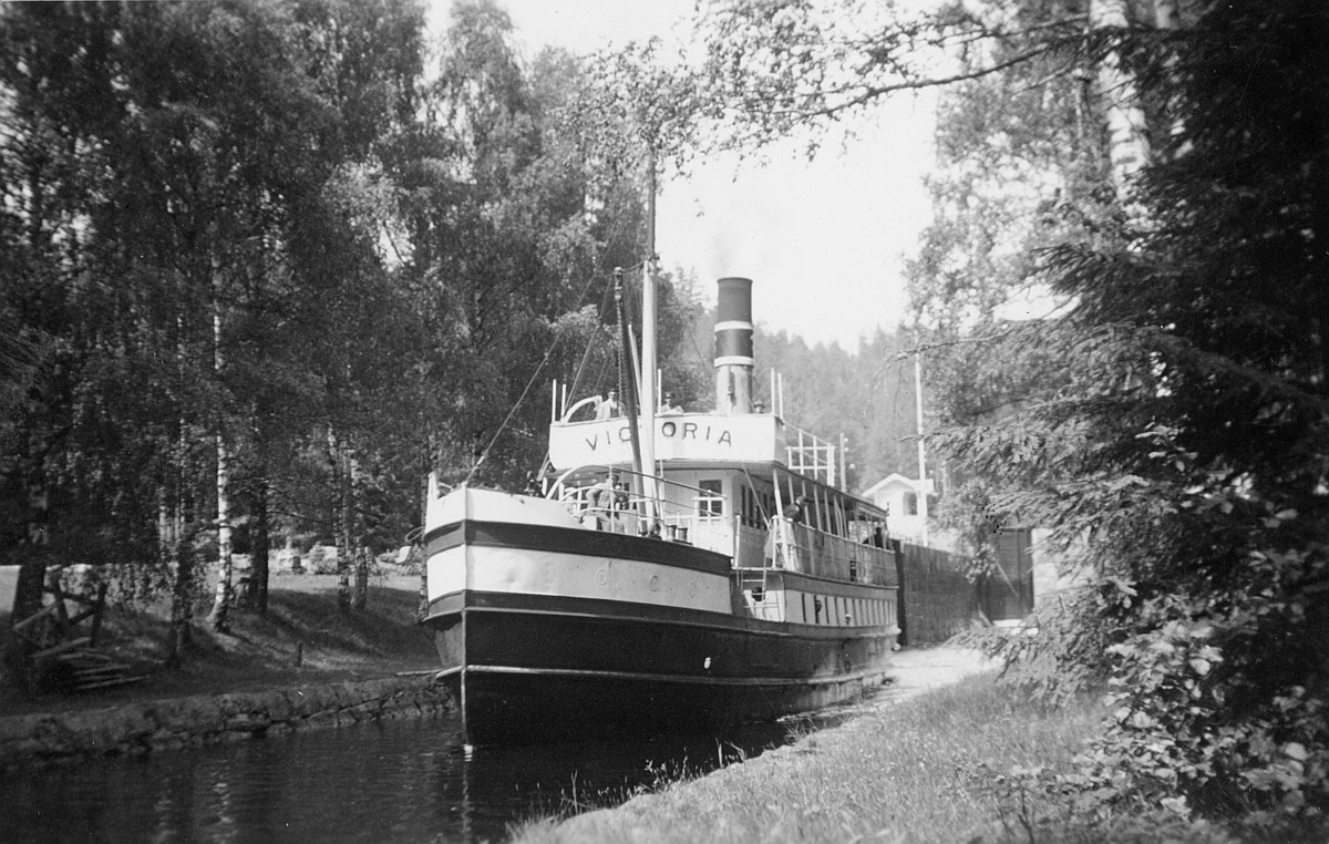transport båt, D/S Victoria, postekspedisjon, Bandak-kanalen