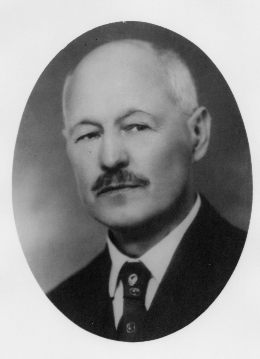 postmester, Johansen Harald Martinius, portrett