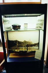 postmuseet, Kirkegata 20, utstilling, monter, modell, båt be