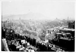 By, gamle hus, utsikt