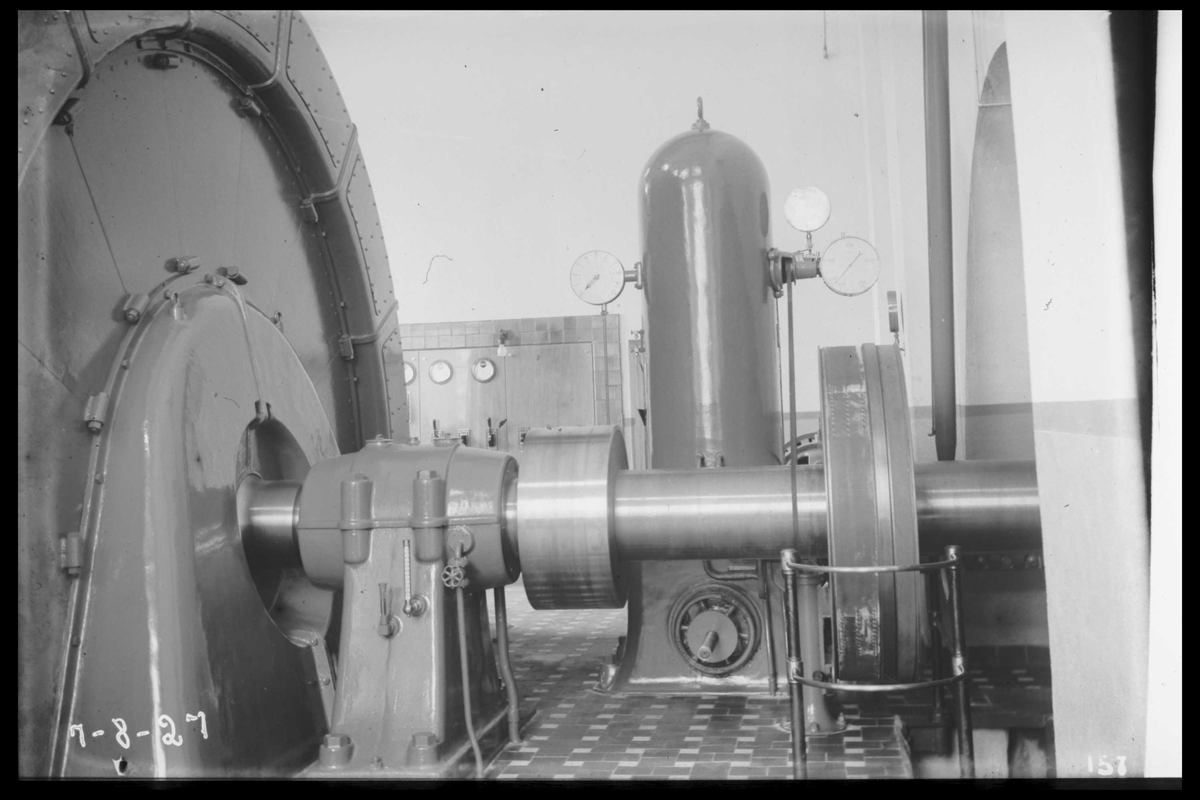 Arendal Fossekompani i begynnelsen av 1900-tallet
CD merket 0470, Bilde: 74
Sted: Flaten
Beskrivelse: Generator