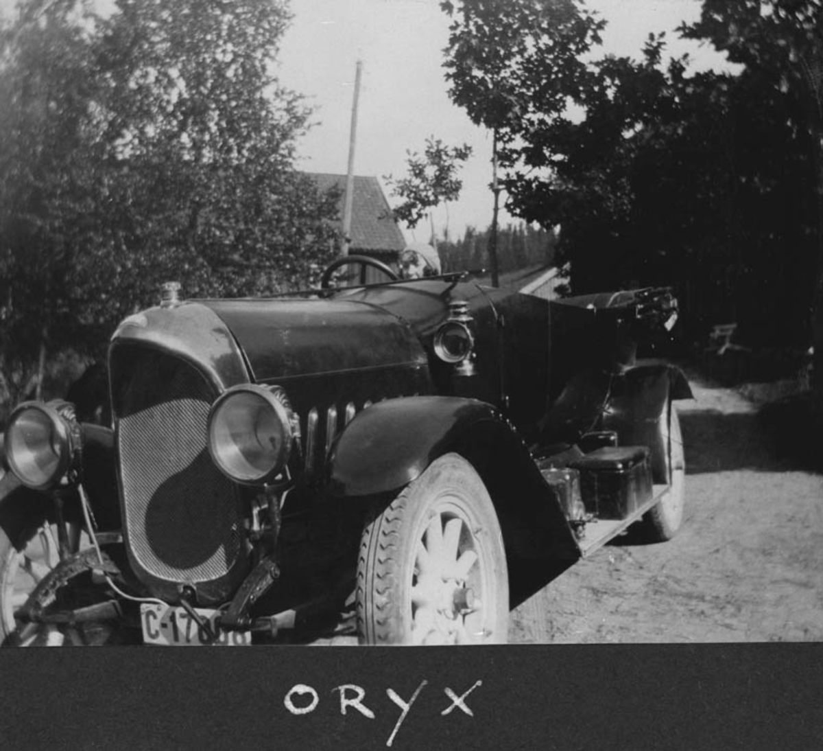 Bilen "Oryx" modell 1911, som Ingri Winsnes hadde i 10 år.