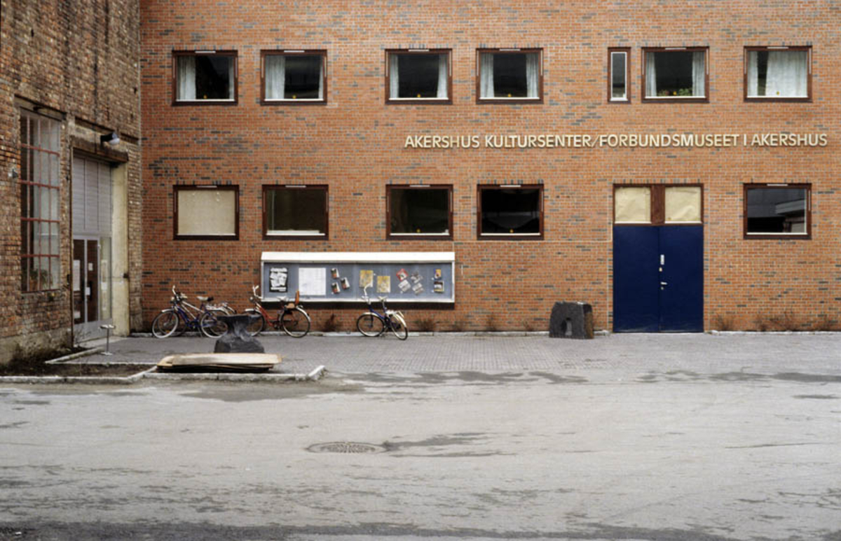 Fasaden til Akershus Kultursenter/Forbundsmuseet i Akershus (Akershusmuseet), eksteriør