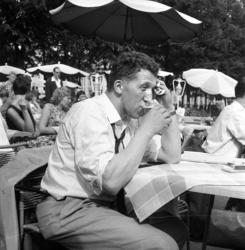 Friluftsrestauranten "Pernille" i Studenterlunden,.juli 1956