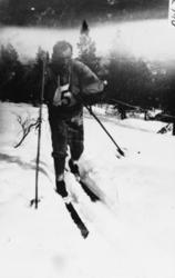 John Hammervoll under et skirenn på Vestnes i 1936..ADRESSE: