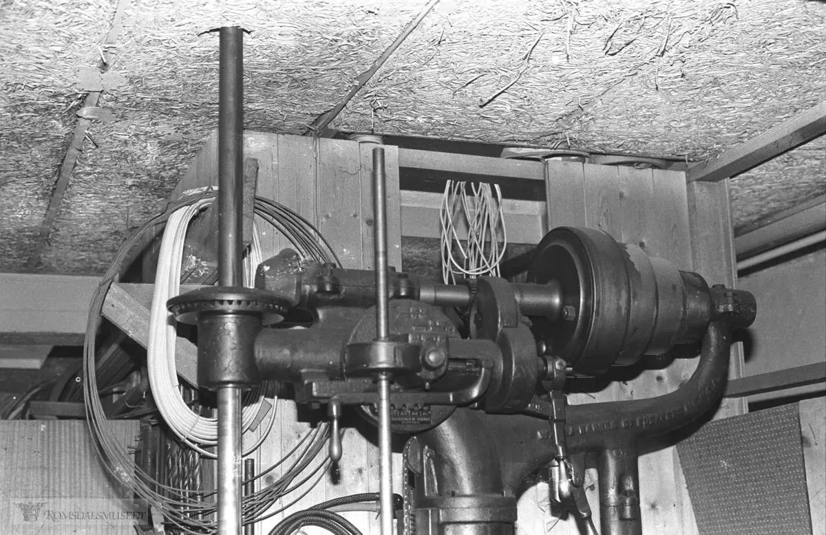 Borremaskin som tilhørte O.A Sanne A/S, tidligere tilhørt Helseth motorfabrikk.