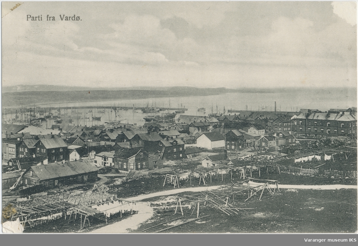 Postkort, Vestervågen sett fra Klondyke, ca. 1900