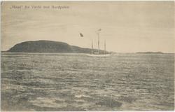 Postkort, Roald Amundsens polarskute "Maud" går fra Vardø mo