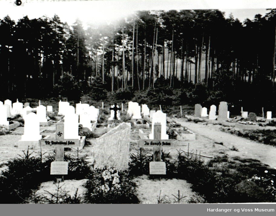 kyrkjegard, tyske graver