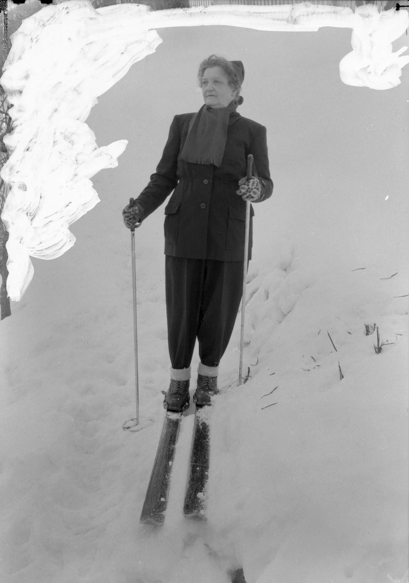 Dagmar Sæther på ski