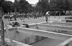 Vannbasseng i Lademoen park fjernes etter krigen