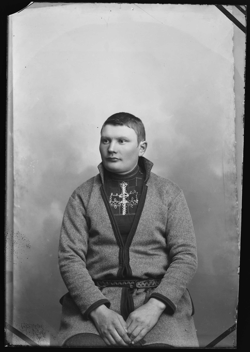 Portrett av samisk mann