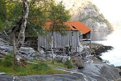 Den gamle Bønåsaga i Vevelstad kommune i Nordland (Helgeland