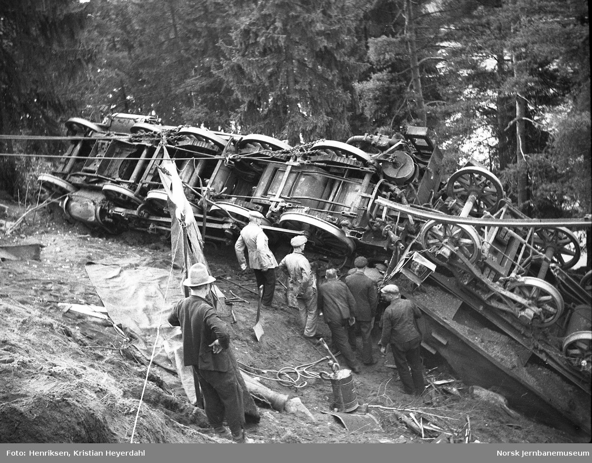 Togulykken 10.10.1935 på Randsfjordbanen
