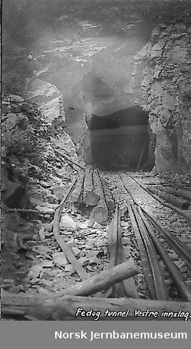Vestre innslag til Fedog tunnel