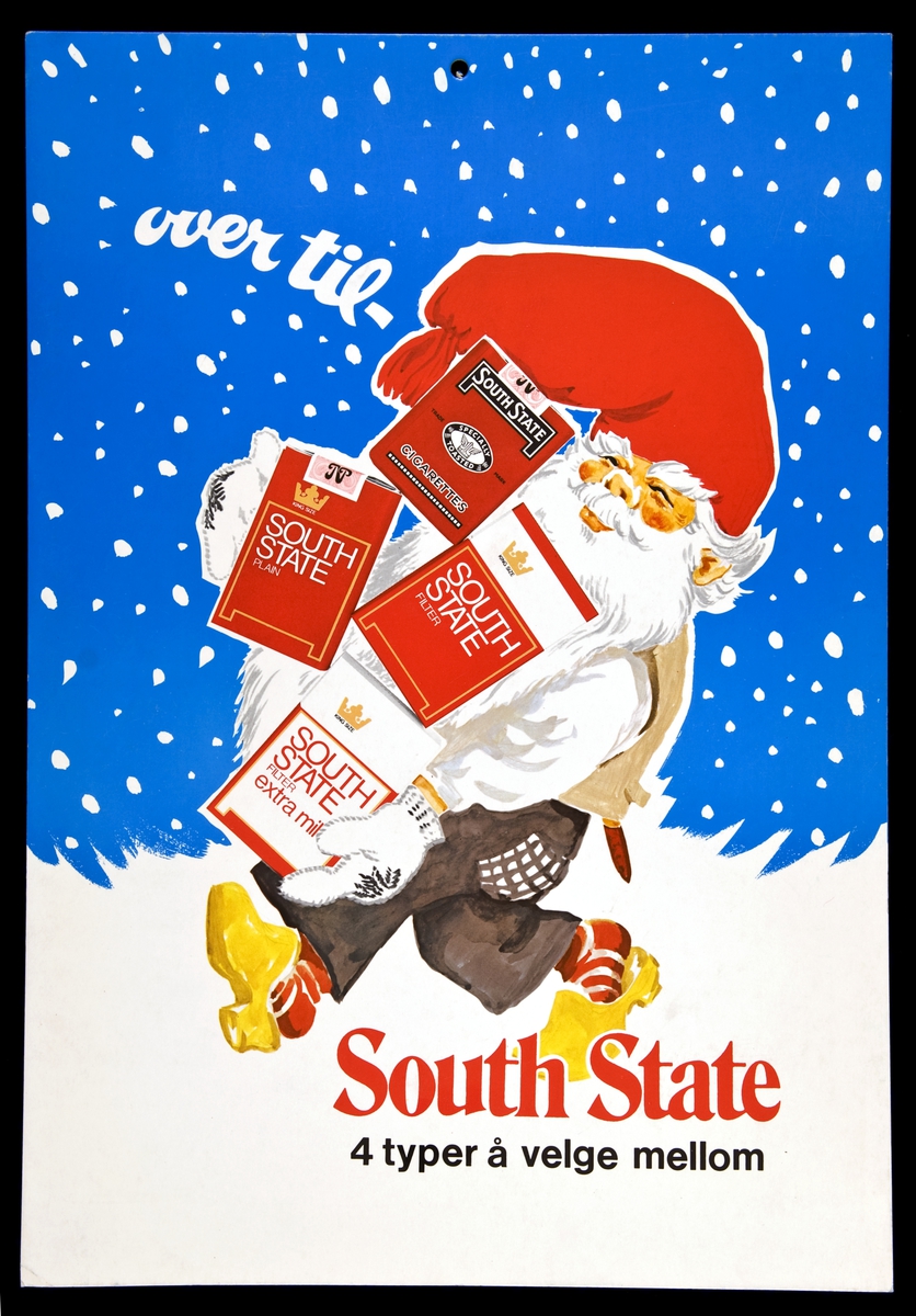 Reklame for Tiedemanns South State tobakk.