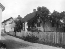 Trehusbebyggelse i Lillesand 1912.