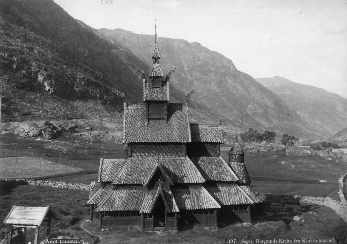 Borgund kirke - Norsk Folkemuseum / DigitaltMuseum