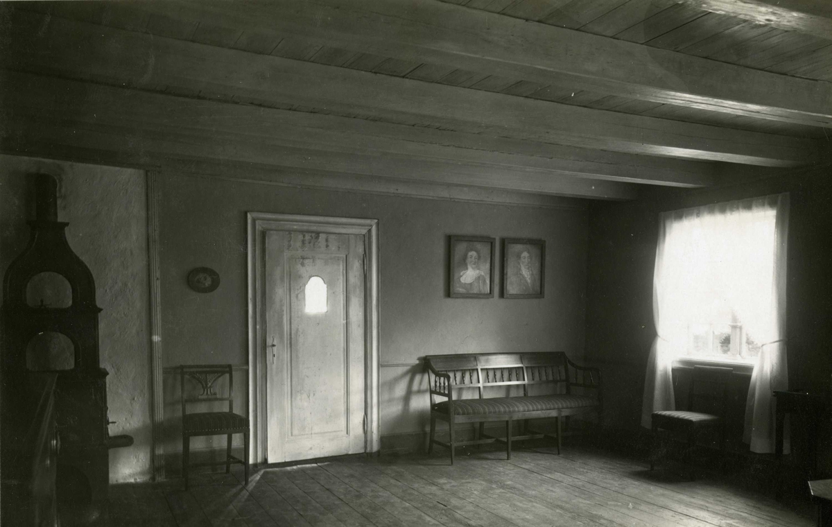 Interiør i Barthegården, nå på Norsk Folkemuseum, bygning nr.229.