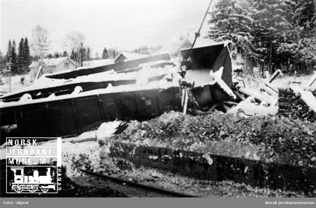 Togavsporing på Meråkerbanen 23. januar 1941 : opprydding etter avsporingen