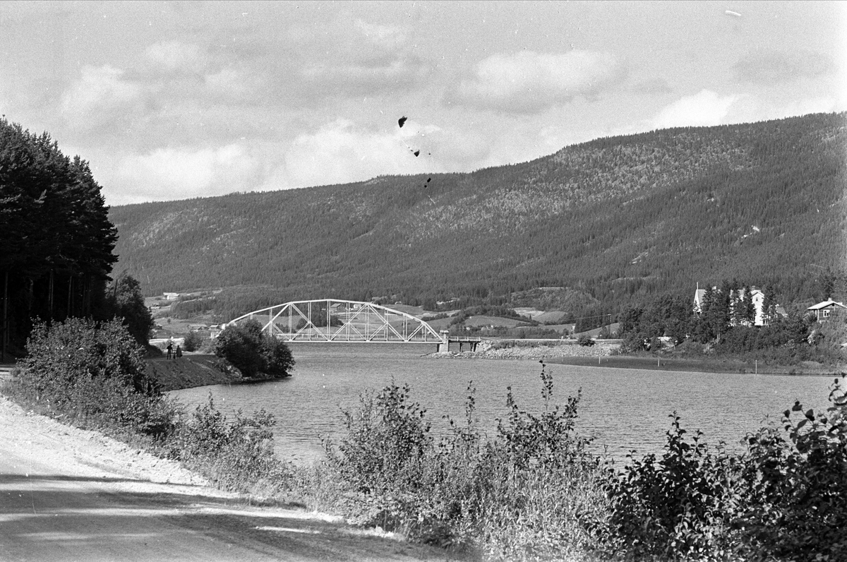 Kværnesodden bru i Ytre Rendalen 02.09.1961.