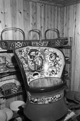 Fra Åmotsdal, Flatdal, Seljord, Telemark. August 1964. Rosem