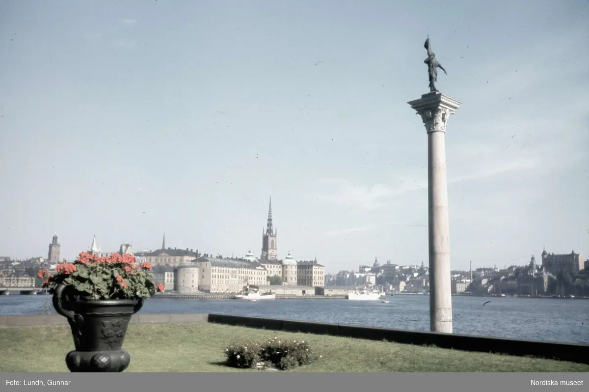 Utsikt från Stockholms Stadshus mot Riddarholmen.