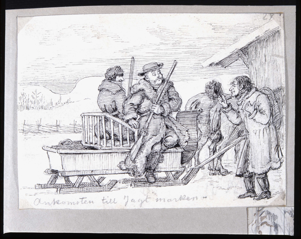 "Ankomsten till jagtmarken." Tusch av Fritz von Dardel