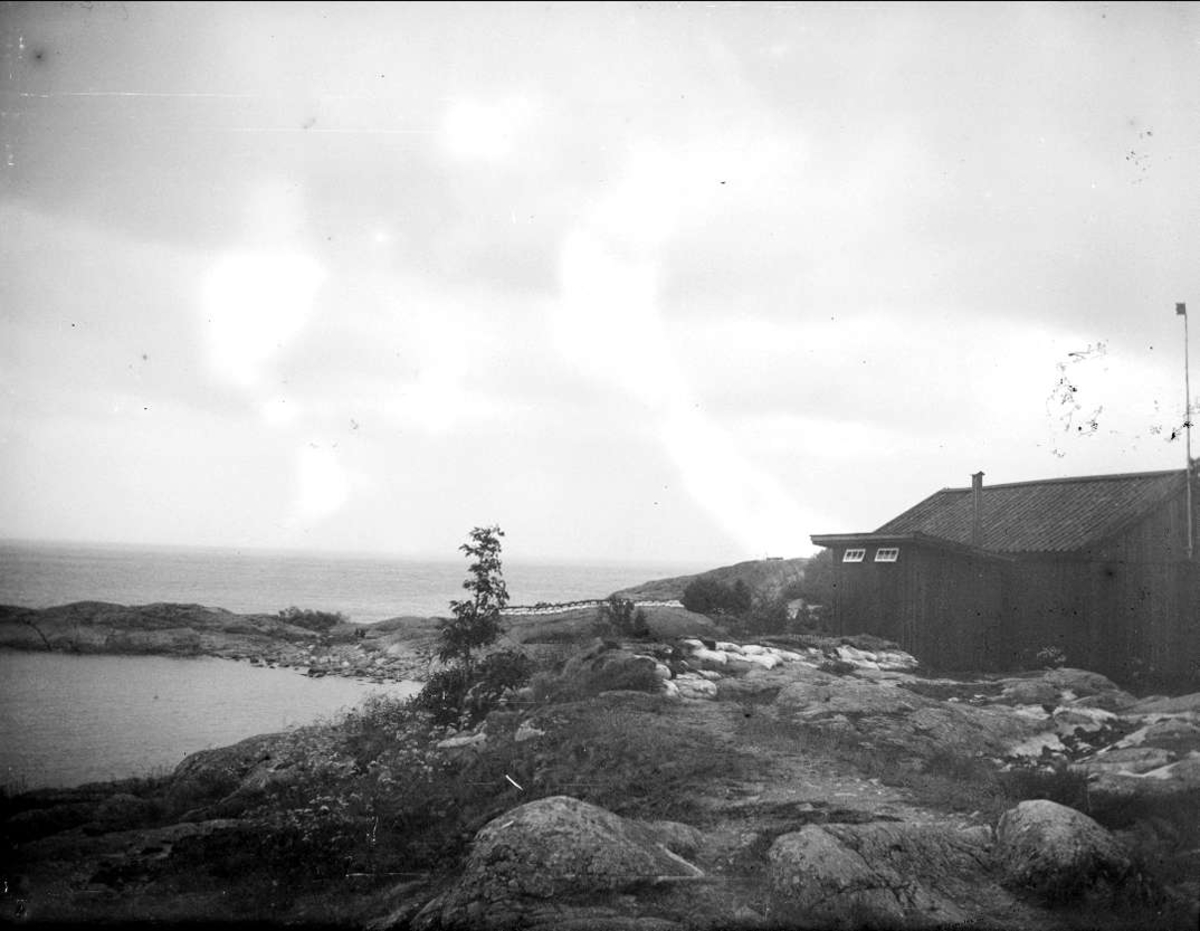 Havskust vid Grisslehamn, Väddö socken, Uppland juli 1915
